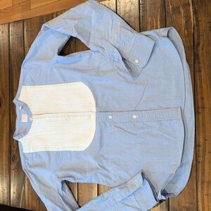 Ann Mashburn Bib Button Down Shirt